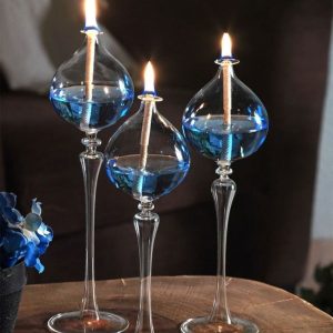 جا شمعی دراپ پایه دار (حبابی)