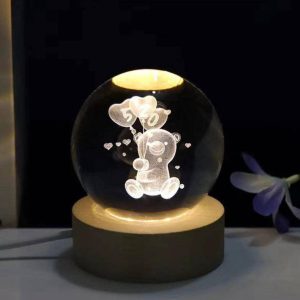 گوی شب خواب شیشه ای سه بعدی